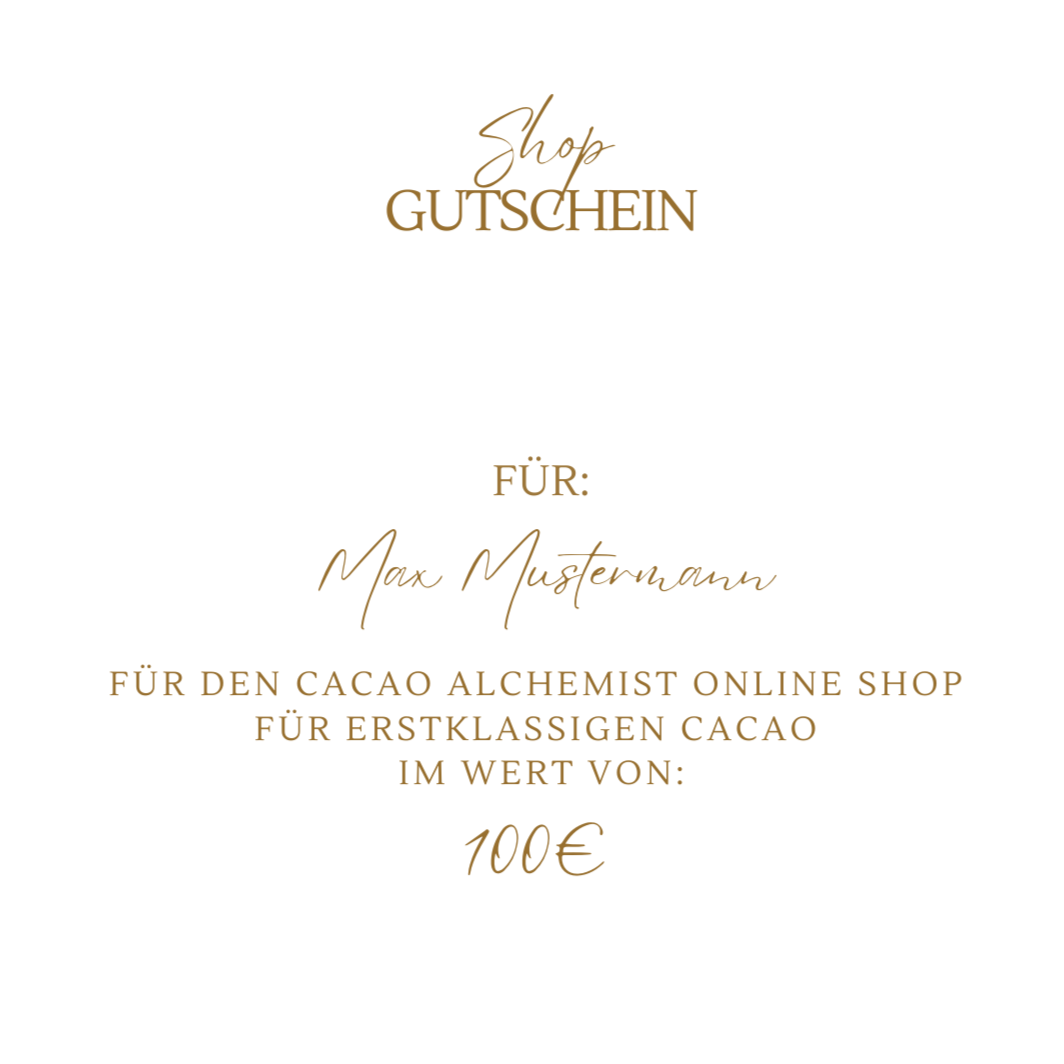 Cacao Alchemist Gutschein